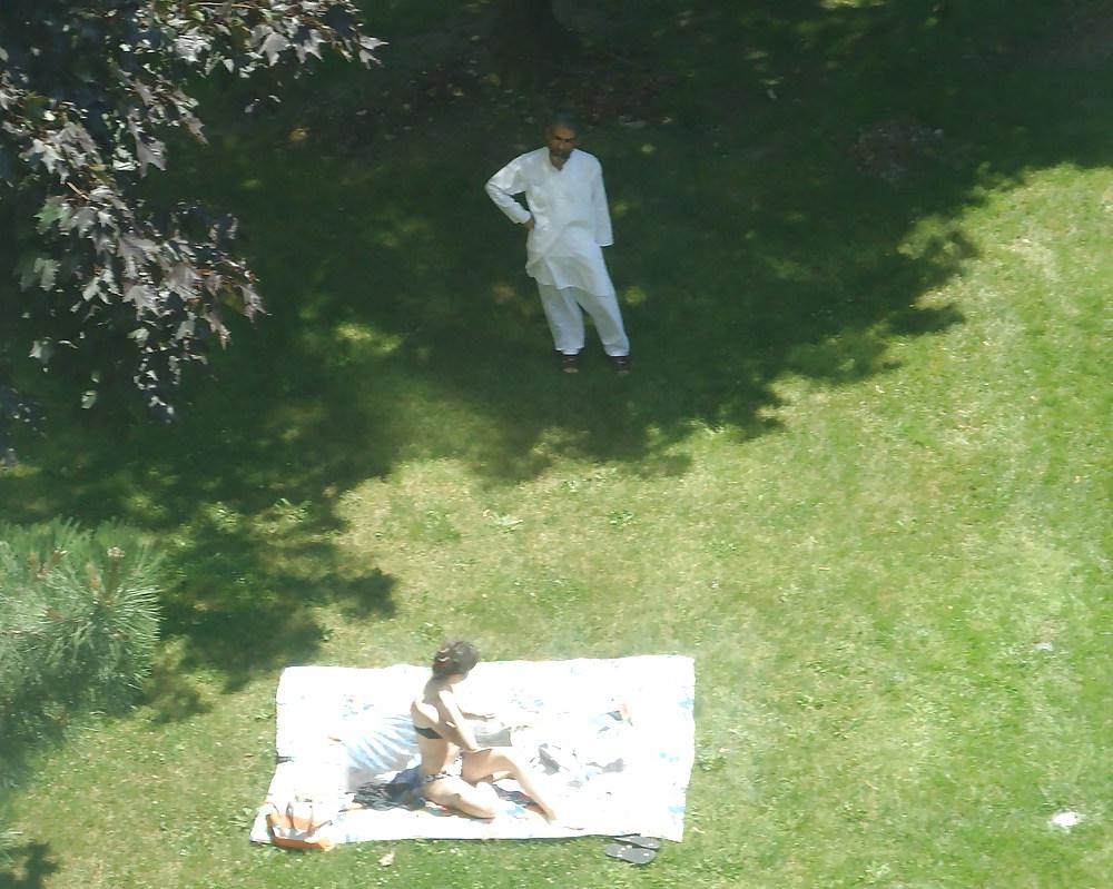 25P Missisauga Ontario European Sunbather