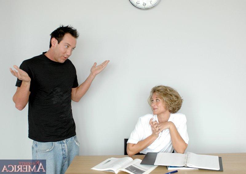 16P Mature teacher with small tits gets fucked hardcore in the deans office