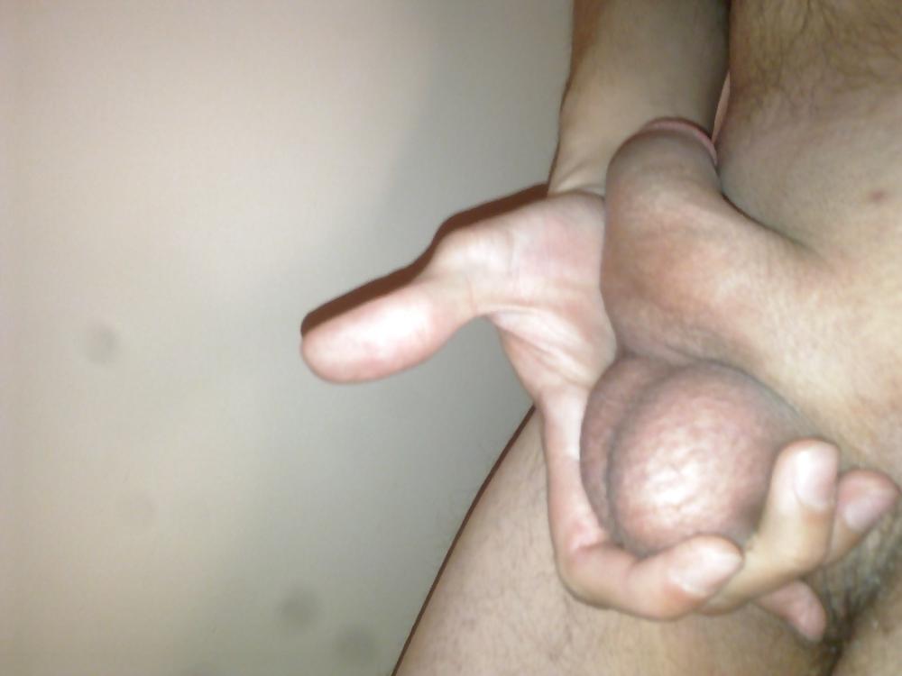 8P My big penis before erected