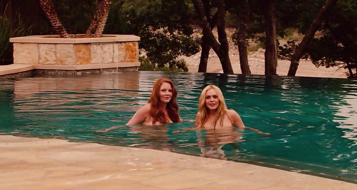 10P Lindsay lohan tits machete nude scenes