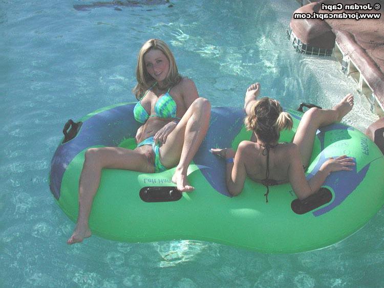 20P Pictures of Jordan Capri and Taylor Little flashing from behind their bikinis
