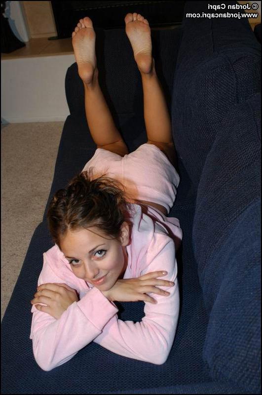 15P Jordan gets naked on couch