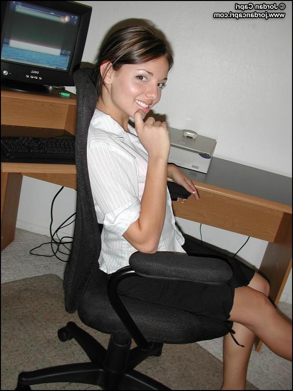 17P Jordan at home in her office