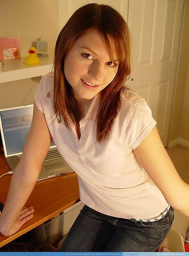 20P Pictures of Josie Model hanging in panties and socks