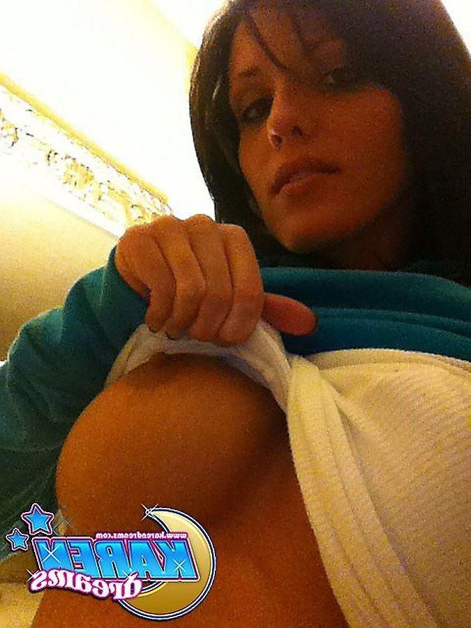 14P Pictures of Karen Dreams being a cock-tease on cam