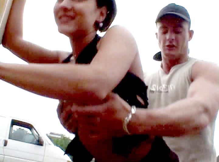 13P Two bitch sucking and fucking in the street by Sail