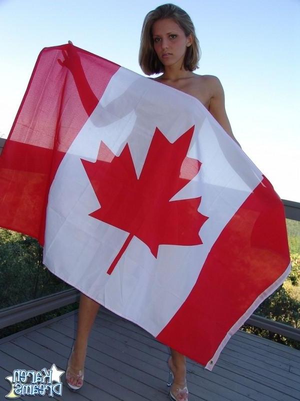 15P Karen Dreams being a proud canadian