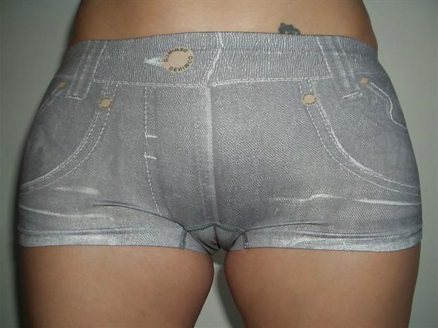 11P Me in a selection of my hotpants mmmmm
