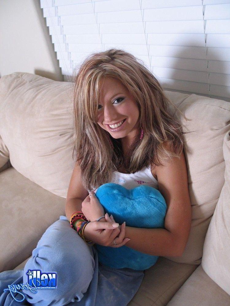 15P Kelli sexy on the couch