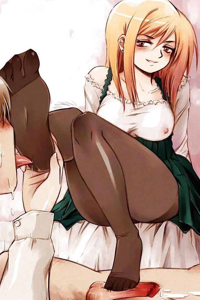 25P Hentai Footjob 2