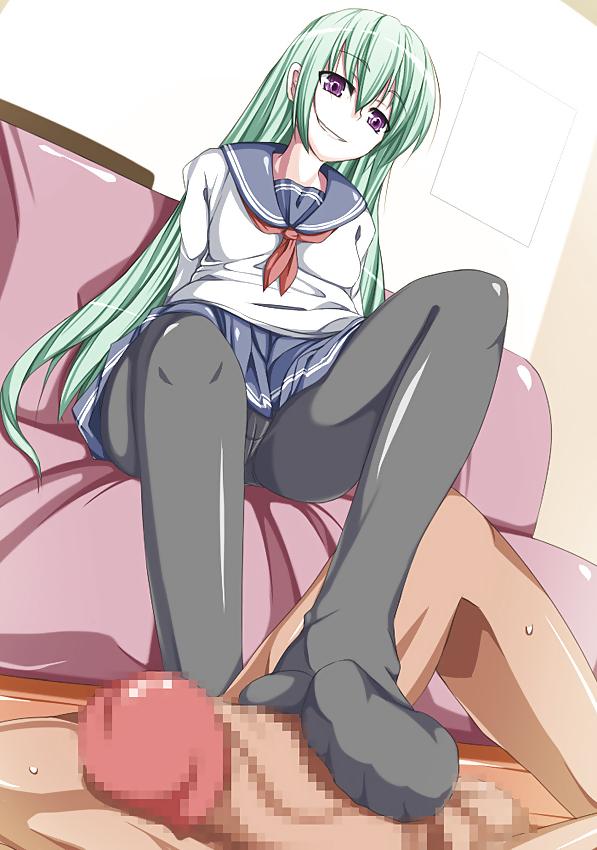 25P Hentai Footjob 2