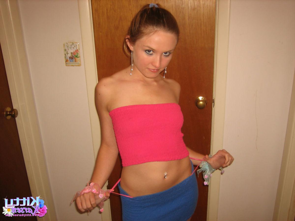 16P Pictures of Kitty Karsen fooling around at home