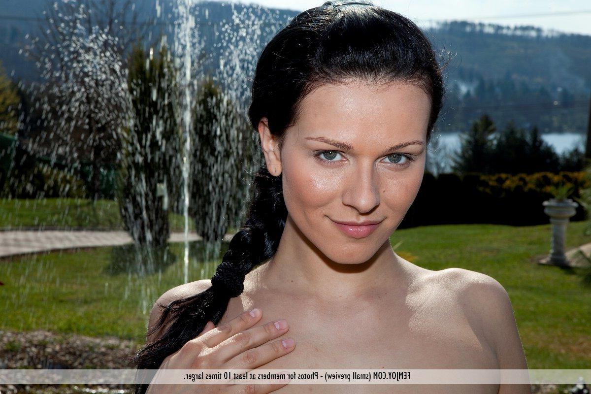 16P Brunette teen Kylie displays her hot nude body in "I Need Love"