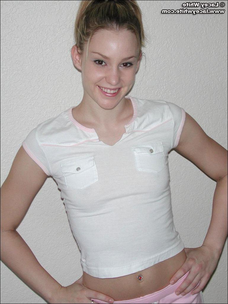 20P Pictures of Lacey White stripping out of her panties