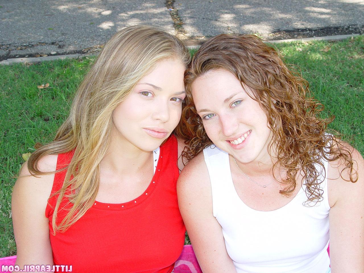18P Little April invites her hot friend on a picnic and things get heated