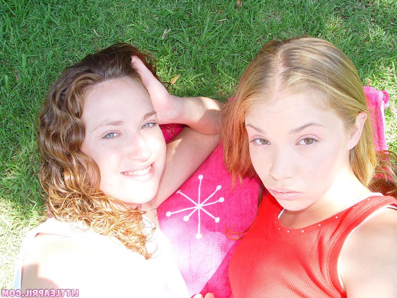 18P Little April invites her hot friend on a picnic and things get heated