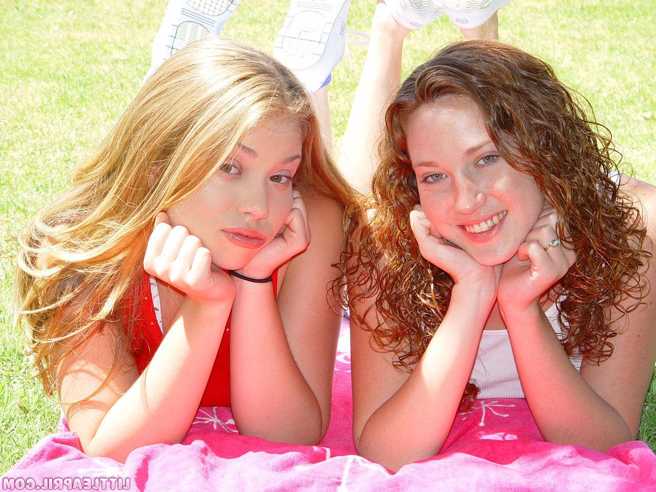 18P Little April invites her hot friend on a picnic and things get heated