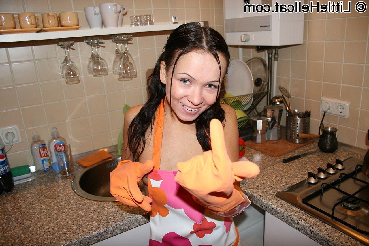 20P Pictures of teen Little Hellcat fucking instead of cooking