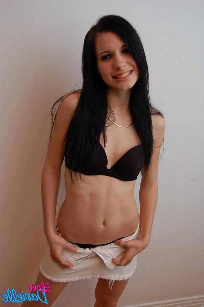 15P Pictures of Love Danielle stripping nude for sex