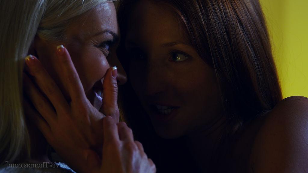 16P Horny coeds pleasure each other sexually in "Service"