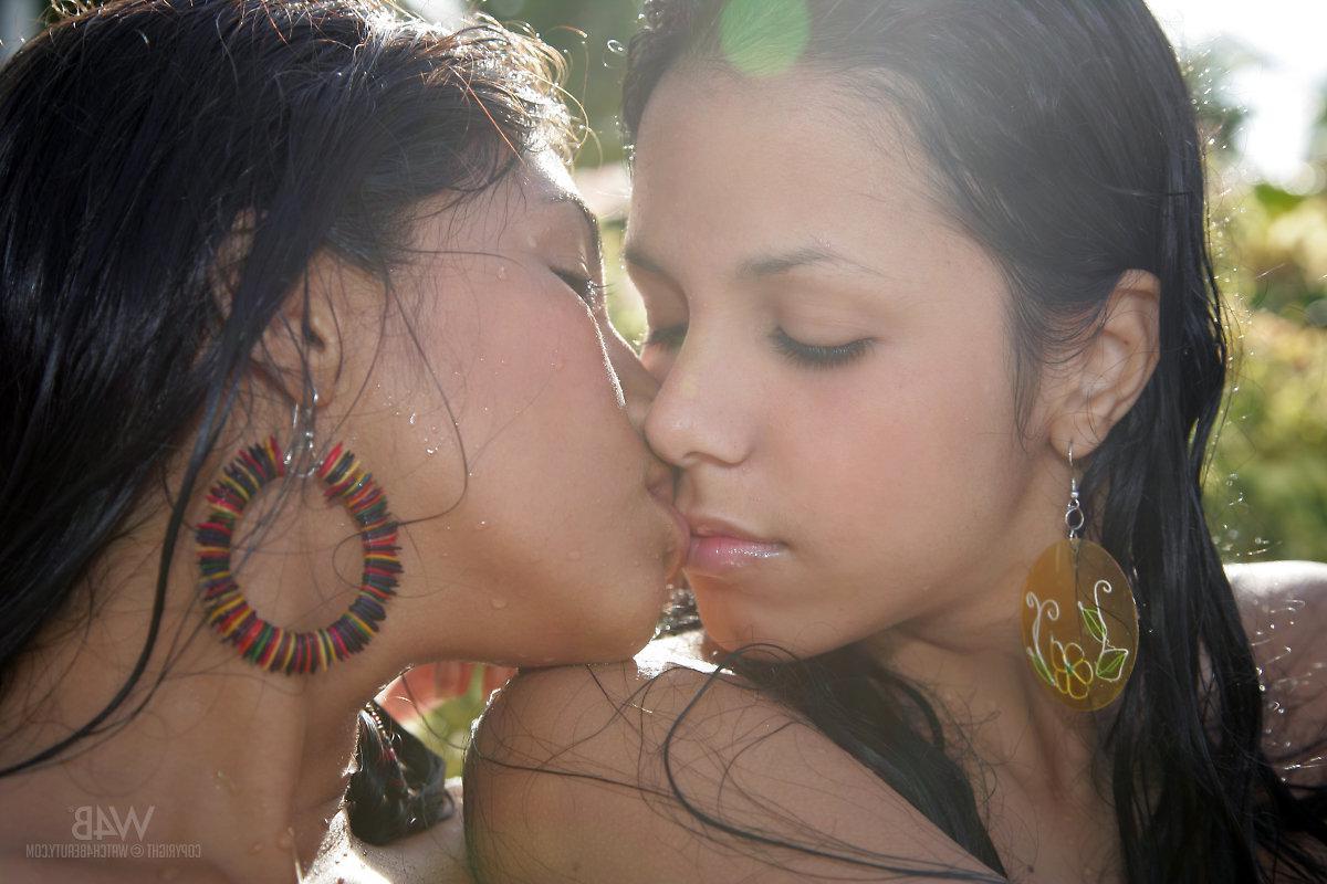16P Hot teen girl Ruth and Zaza have a private pool party and you're invited