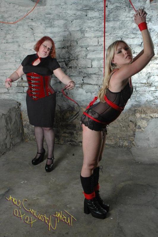 16P Pictures of teen star Trisha Uptown getting some bondage action
