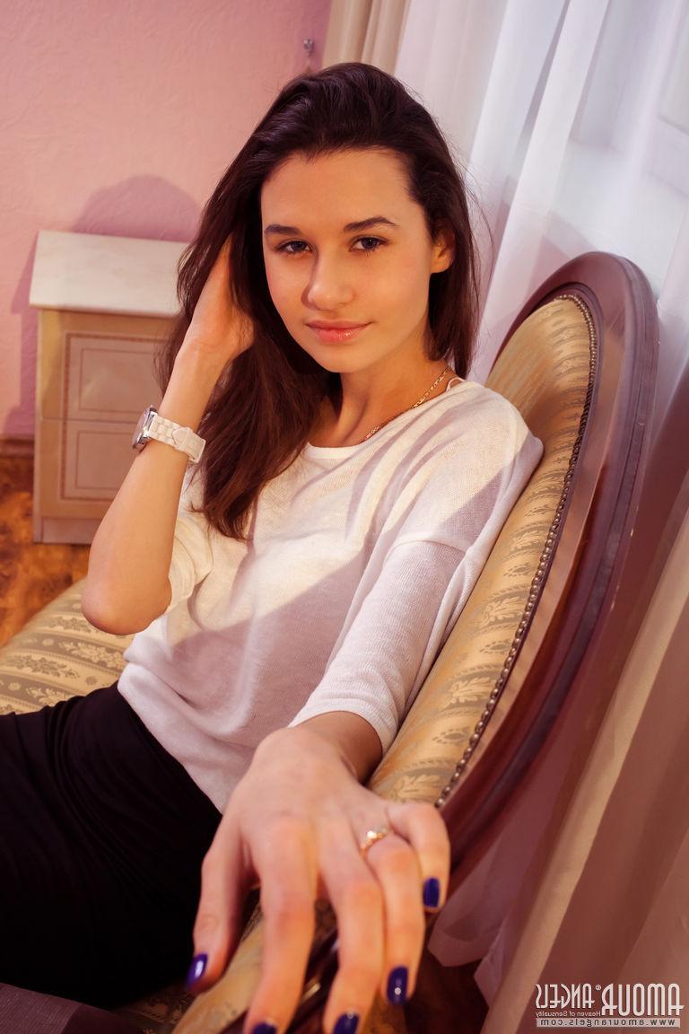 20P Brunette teen Anchen gives you her tight pussy in Rest With Me