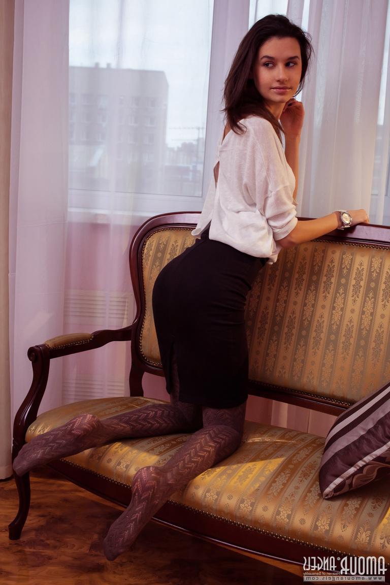 20P Brunette teen Anchen gives you her tight pussy in Rest With Me