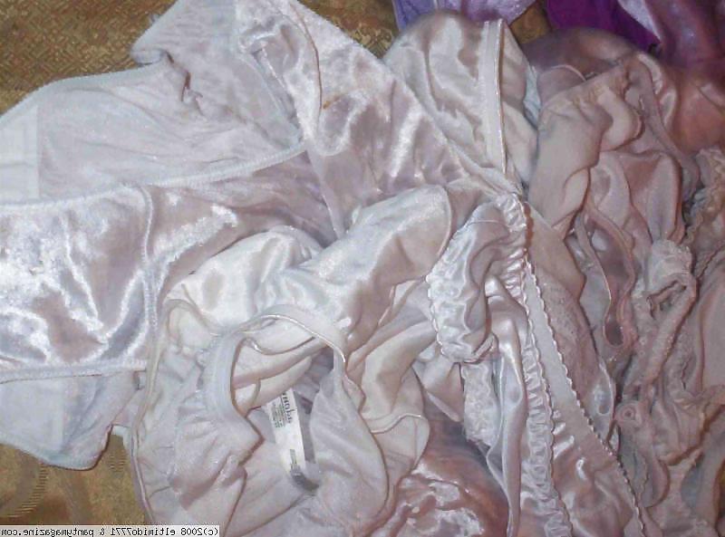 18P Nylon panties hidden in drawers