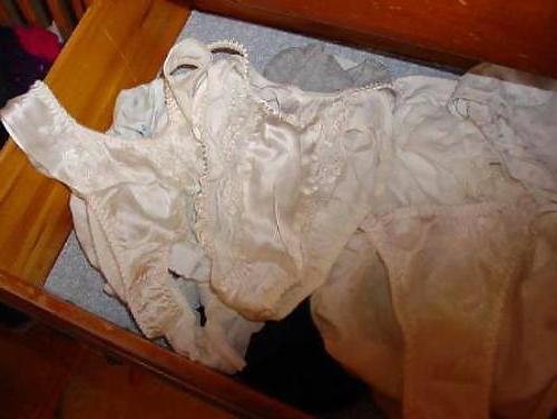 18P Nylon panties hidden in drawers
