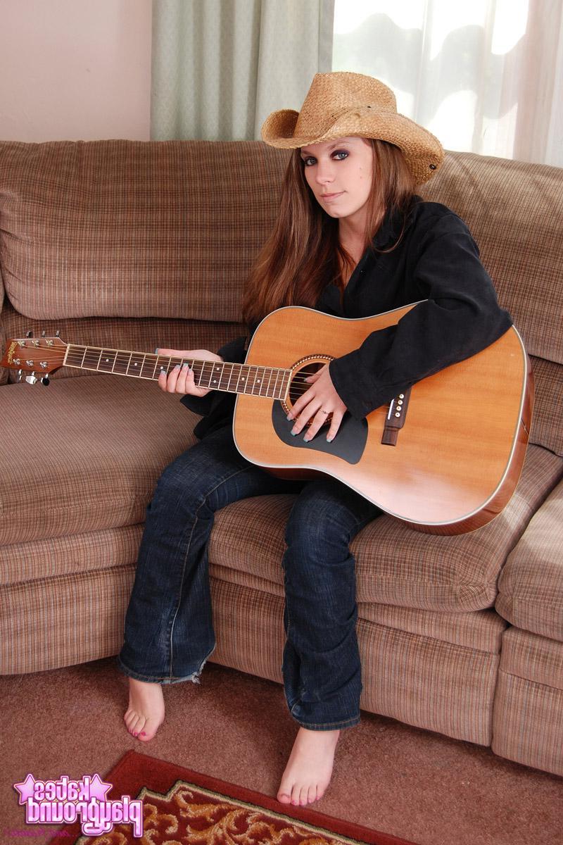 12P Country girl Devon shows off her tight body while striping on the couch