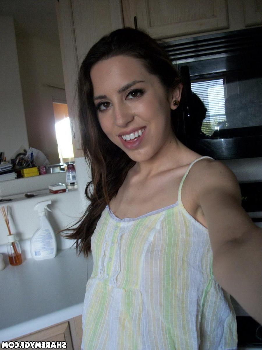 12P Skinny girlfriend takes selfshot pictures of her tight pink pussy