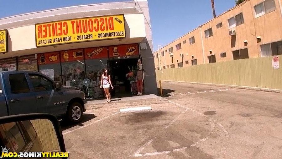 20P Hot girl Adrienne gets picked up and taken to a motel for hot sex