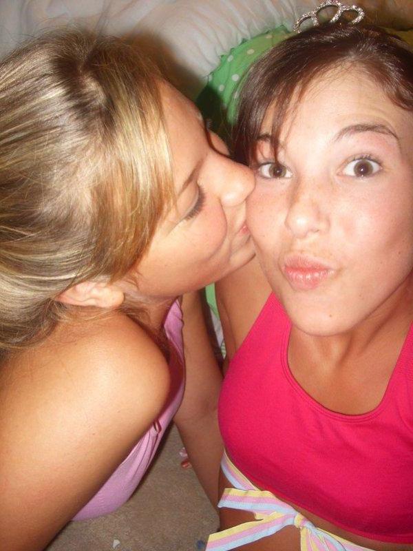 15P Pictures of two hot coeds getting naughty in the bedroom