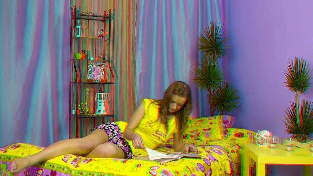 17P Long legged brunette giving blowjob in unique 3D porn action photos