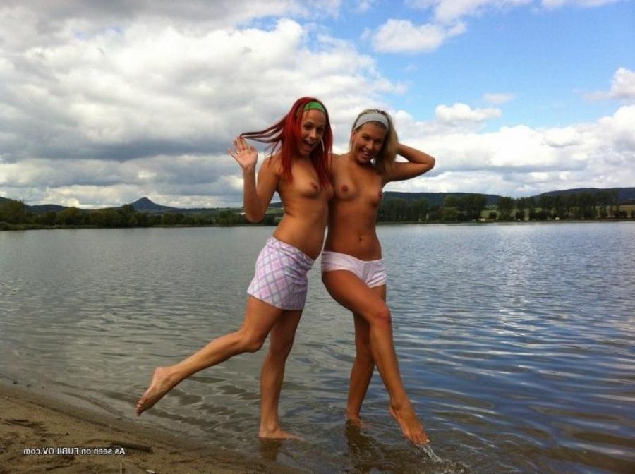 9P Wild amateur horny lesbo lovers enjoying a kinky threesome