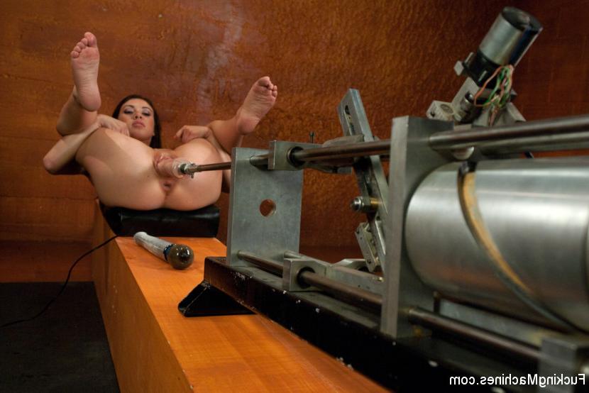 15P Tiffany Doll gets the machines revved before she even lays down on the bed. She 