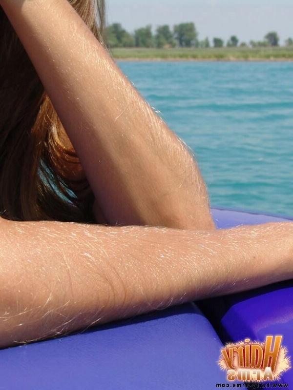 13P Lori's Long Blonde Arm Hair