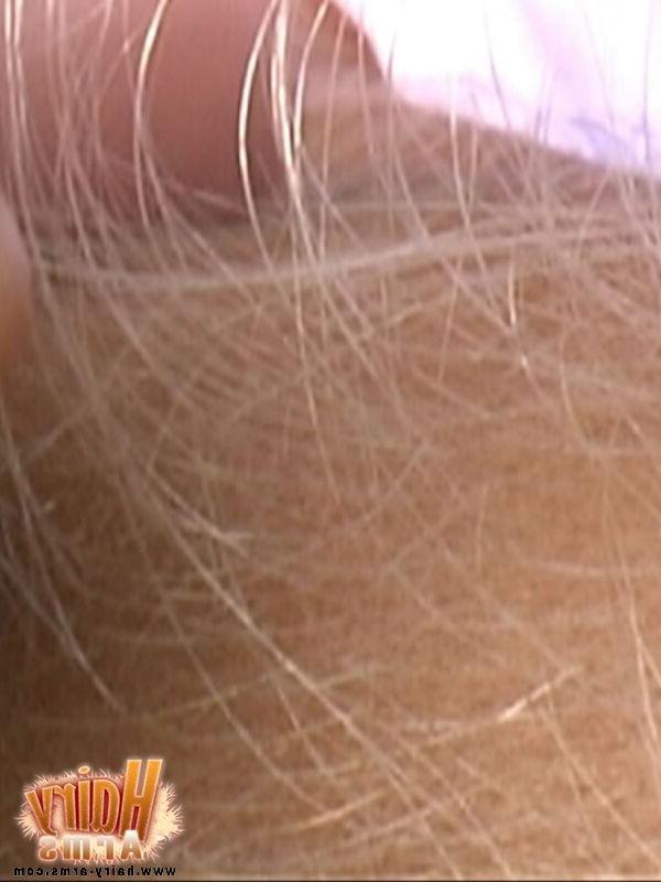13P Lori Shows Off her Long Arm Hair