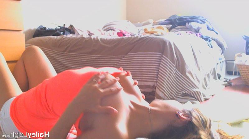 15P Busty freckled teen girl