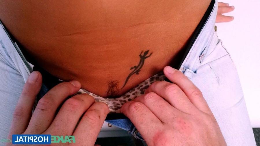 12P Hot young ass talked into full examination takes a creampie