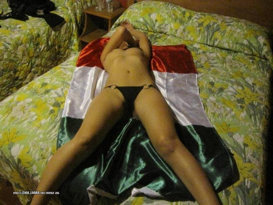 12P Mexican babe in skimpy thongs posing topless in her bedroom