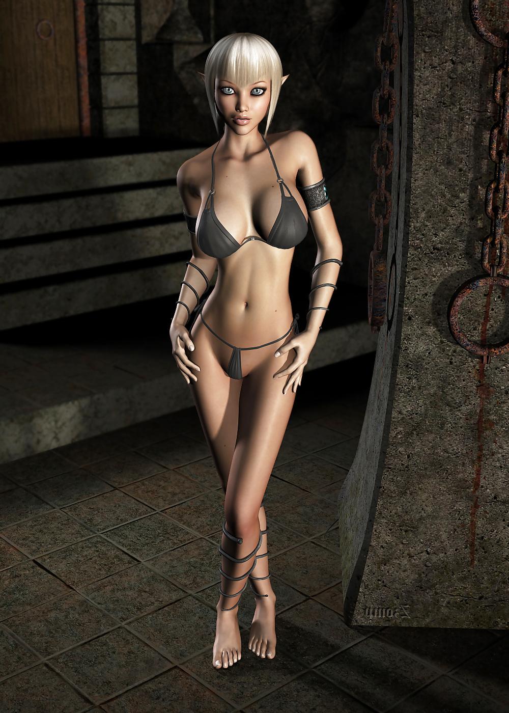 12P Most beautiful elf girl Tihana fucked by ugly monsters