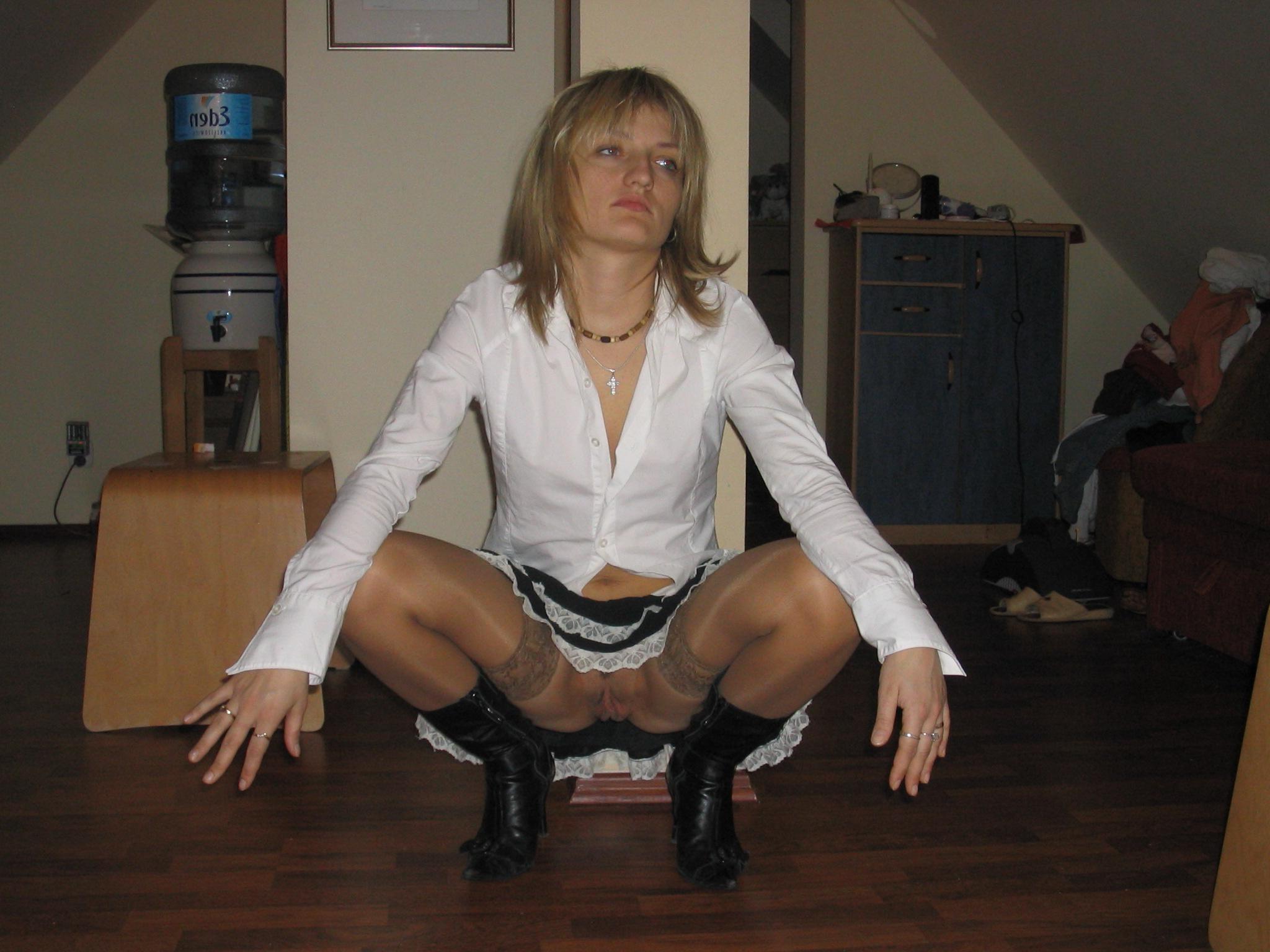 12P Pantyless upskirt collection