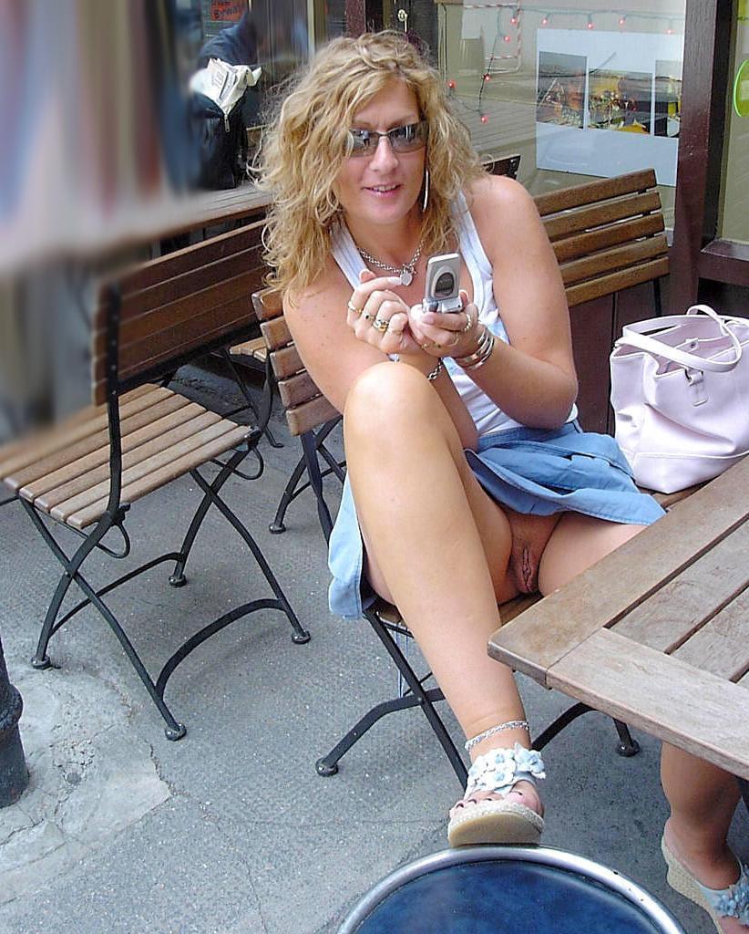 12P Pantyless upskirt collection