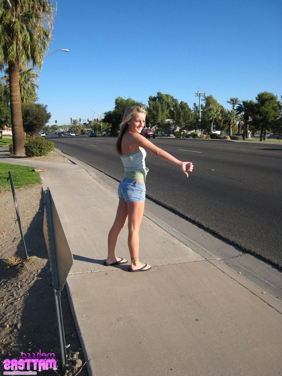 16P Hot Teen Melissa Candids, Public Nudity At The Park!