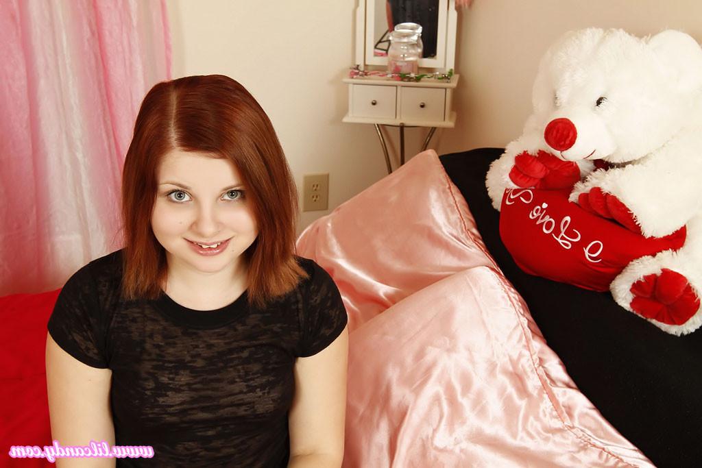 16P Lil' Candy gets her tight teen pussy spread doggystyle