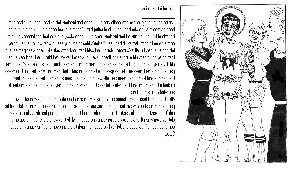 25P Sissy toons and captions