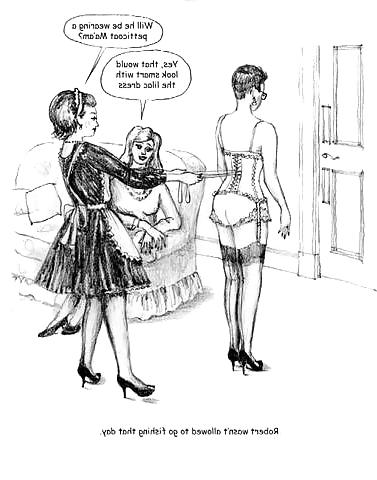 25P Sissy toons and captions
