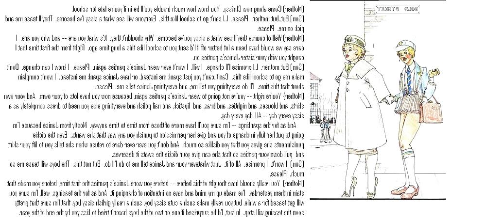 25P Sissy toons and captions
